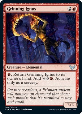 Grinning Ignus [Strixhaven: School of Mages] | Devastation Store