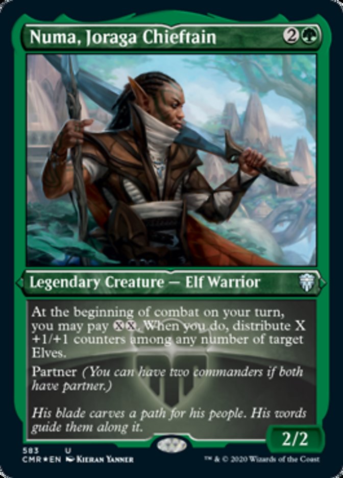 Numa, Joraga Chieftain (Etched) [Commander Legends] | Devastation Store