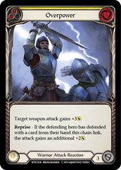Overpower (Yellow) [WTR124-R] Alpha Print Rainbow Foil - Devastation Store | Devastation Store