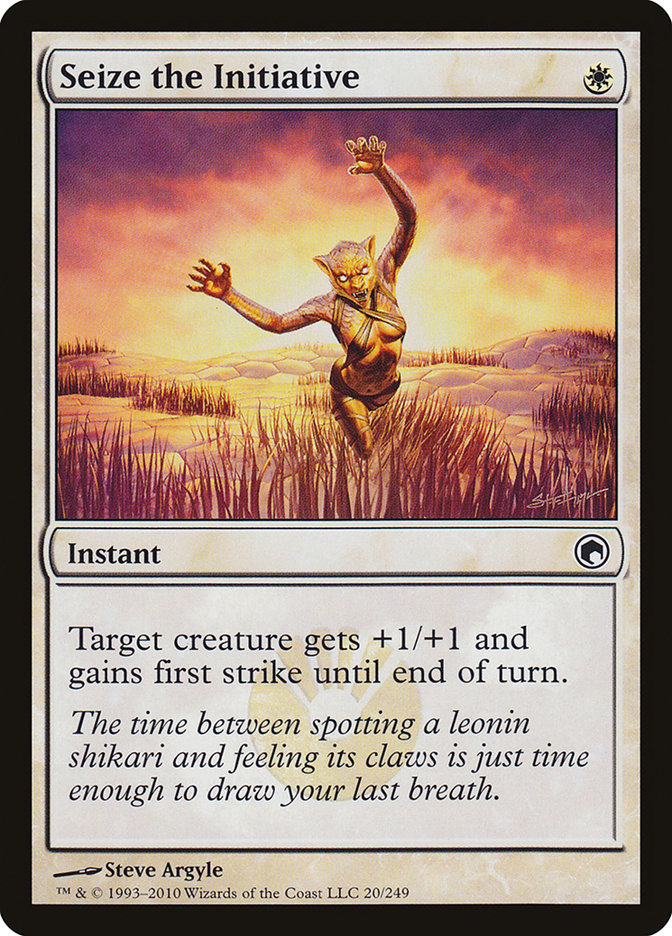 Seize the Initiative [Scars of Mirrodin] - Devastation Store | Devastation Store