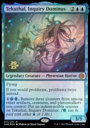 Tekuthal, Inquiry Dominus [Phyrexia: All Will Be One Prerelease Promos] | Devastation Store