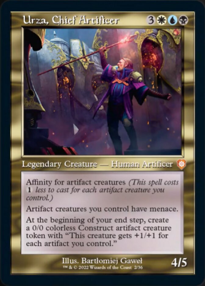 Urza, Chief Artificer (002) (Retro) [The Brothers' War Commander] | Devastation Store