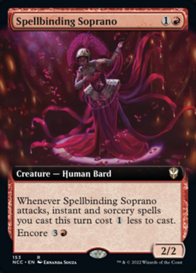 Spellbinding Soprano (Extended Art) [Streets of New Capenna Commander] | Devastation Store