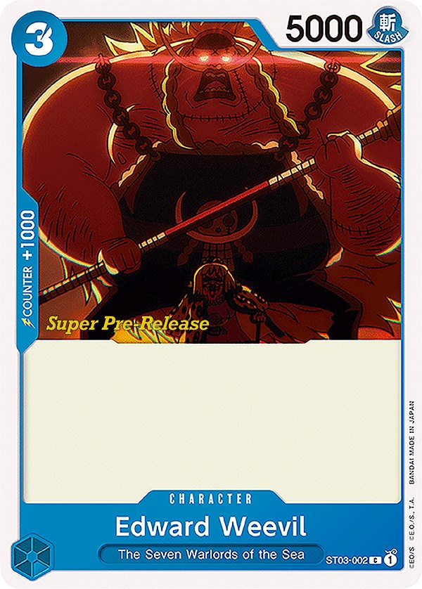 Edward Weevil [Super Pre-Release Starter Deck: The Seven Warlords of the Sea] | Devastation Store