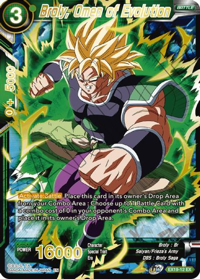 Broly, Omen of Evolution [EX19-12] | Devastation Store