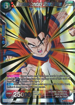 Miraculous Comeback Ultimate Gohan [BT2-006] | Devastation Store
