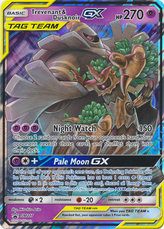Trevenant & Dusknoir GX (SM217) (Jumbo Card) [Sun & Moon: Black Star Promos] | Devastation Store