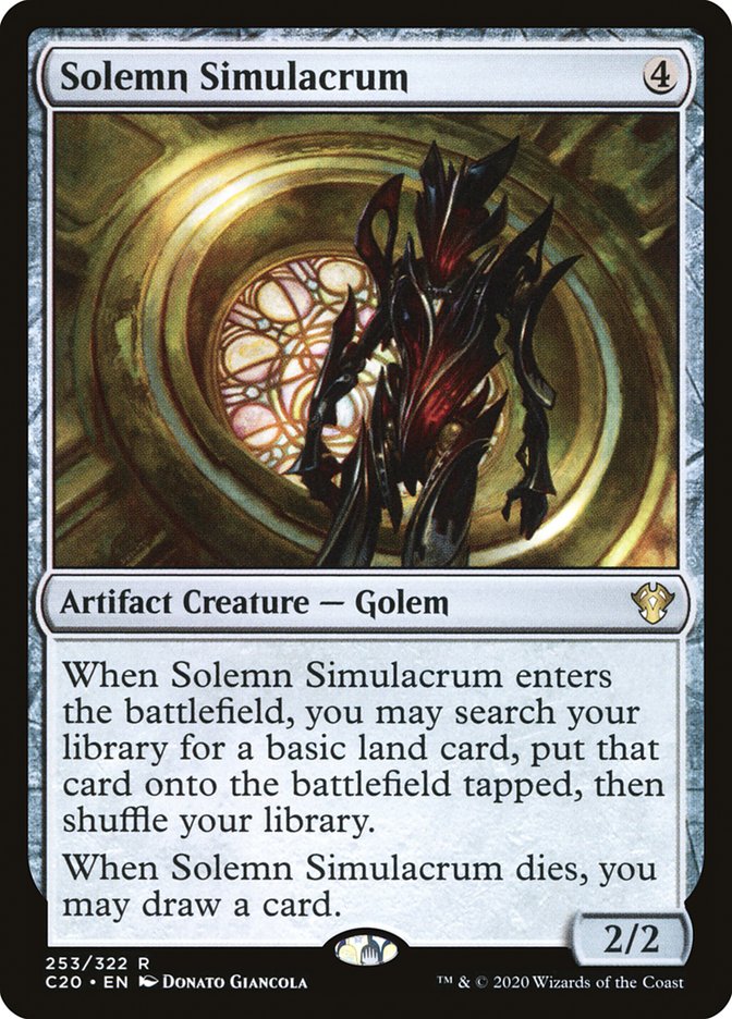 Solemn Simulacrum [Commander 2020] | Devastation Store