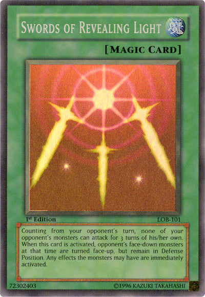 Swords of Revealing Light [LOB-101] Super Rare | Devastation Store
