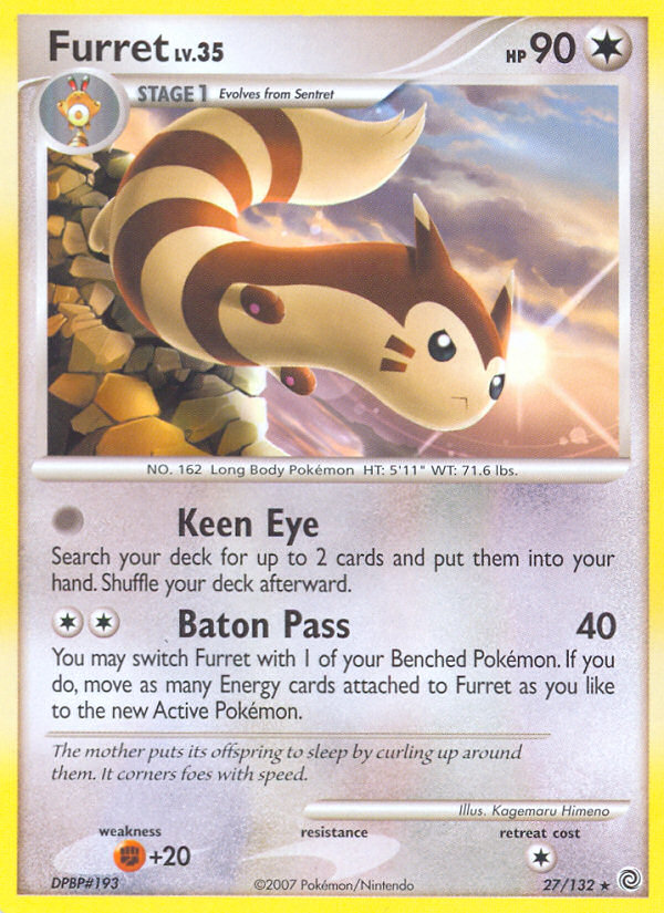 Furret (27/132) [Diamond & Pearl: Secret Wonders] | Devastation Store