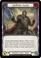 Spellblade Assault (Red) [ARC085] Unlimited Edition Rainbow Foil - Devastation Store | Devastation Store