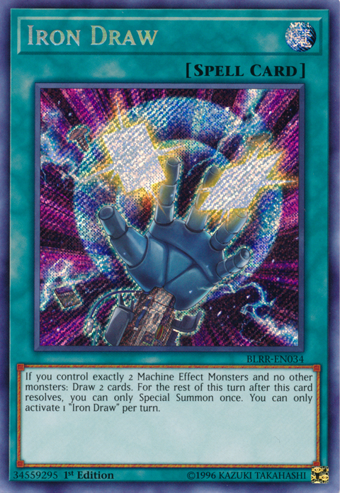 Iron Draw [BLRR-EN034] Secret Rare | Devastation Store