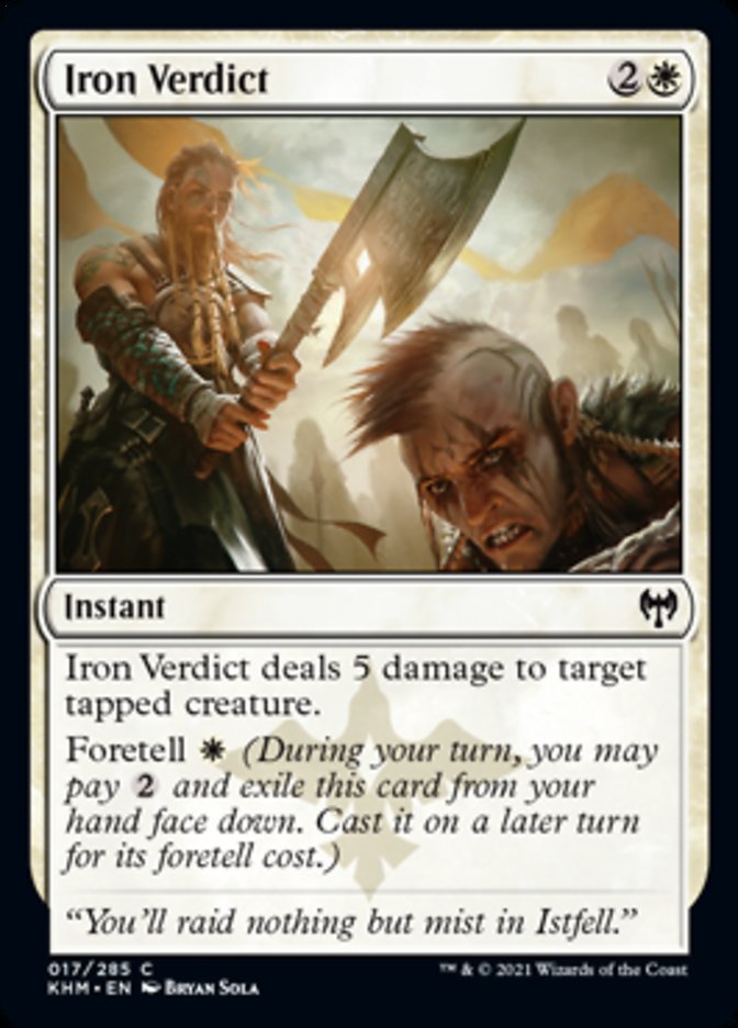 Iron Verdict [Kaldheim] | Devastation Store