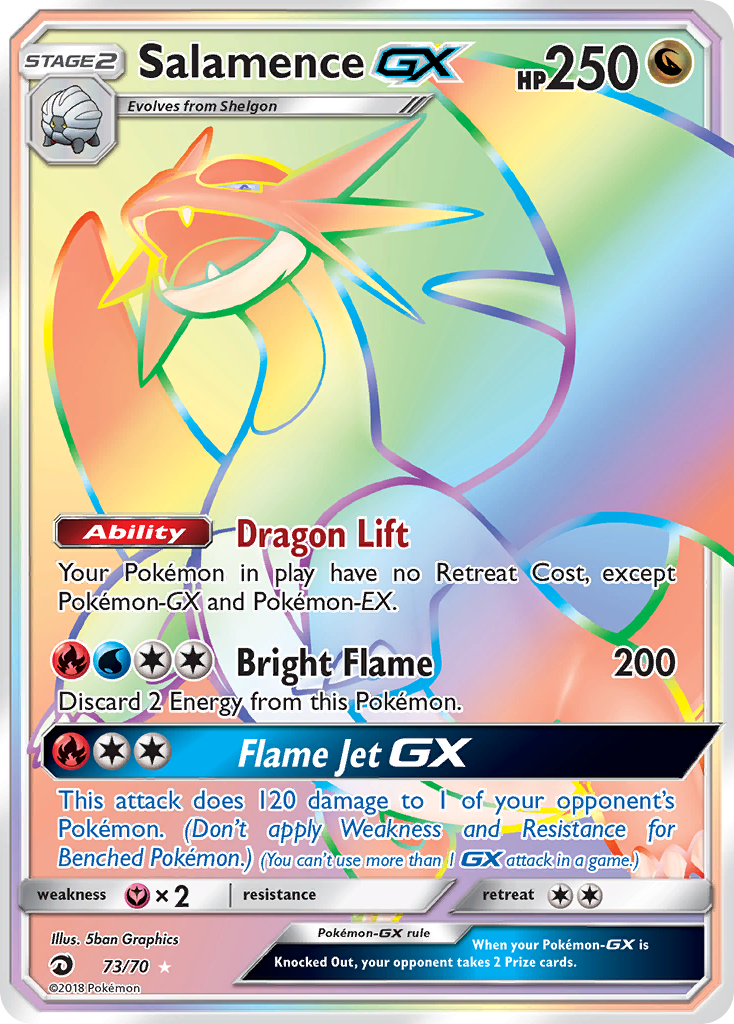 Salamence GX (73/70) [Sun & Moon: Dragon Majesty] | Devastation Store