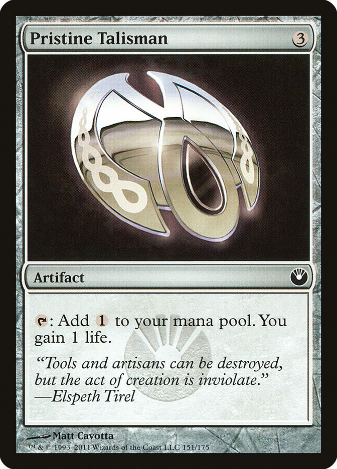 Pristine Talisman (Game Day) [New Phyrexia Promos] | Devastation Store