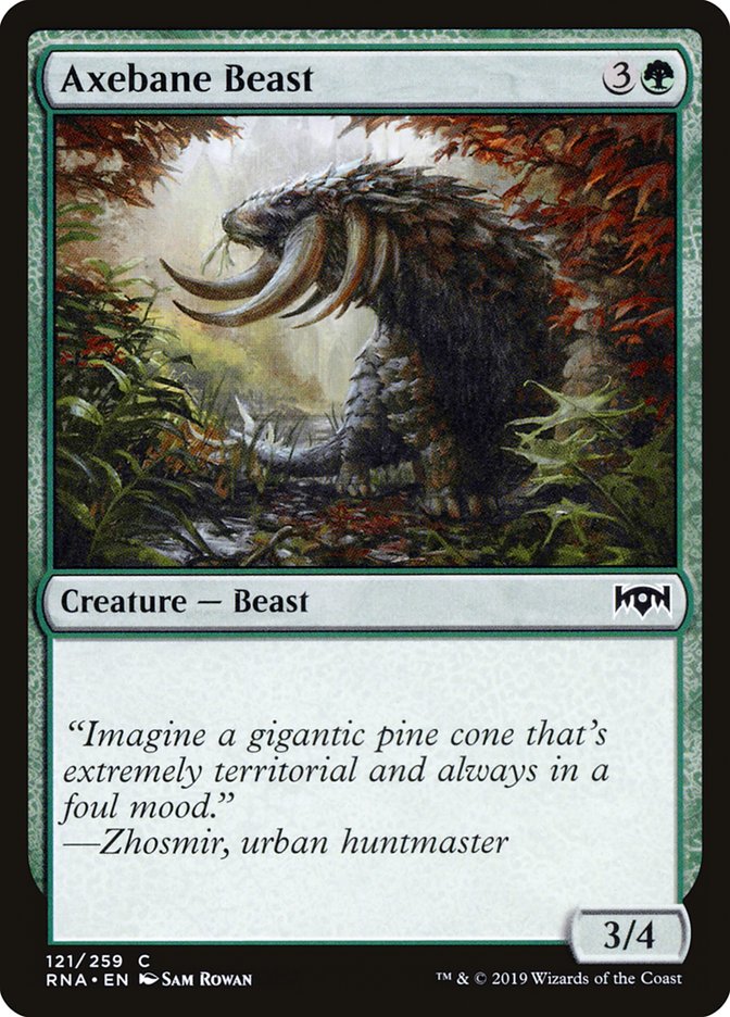 Axebane Beast [Ravnica Allegiance] | Devastation Store