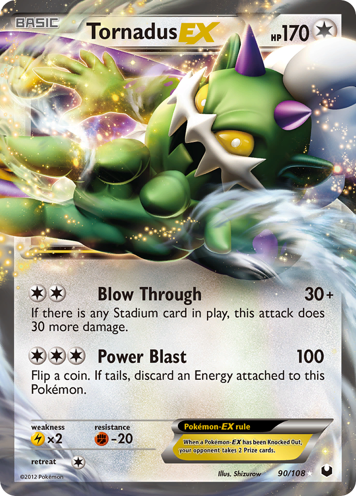 Tornadus EX (90/108) [Black & White: Dark Explorers] | Devastation Store