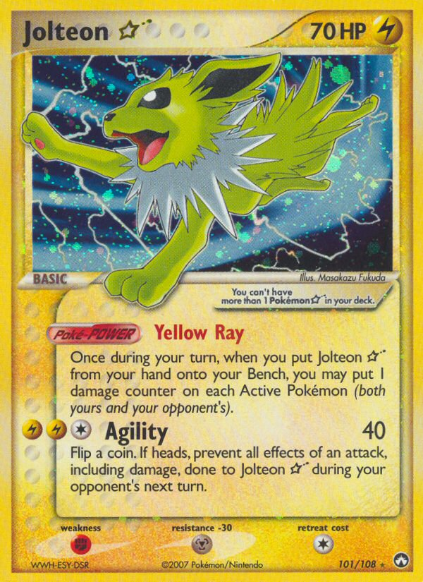 Jolteon Star (101/108) [EX: Power Keepers] | Devastation Store
