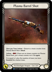 Plasma Barrel Shot [CRU101] 1st Edition Cold Foil - Devastation Store | Devastation Store