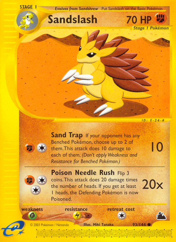 Sandslash (93/144) [Skyridge] | Devastation Store