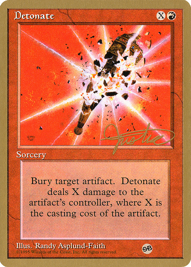 Detonate (Mark Justice) (SB) [Pro Tour Collector Set] | Devastation Store