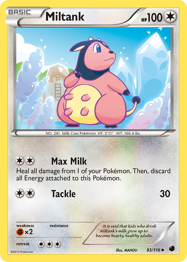 Miltank (93/116) [Black & White: Plasma Freeze] | Devastation Store