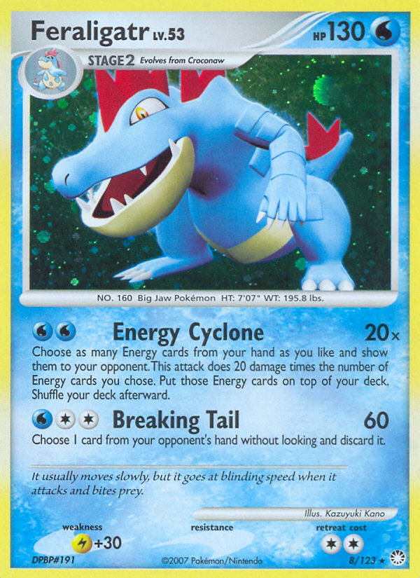 Feraligatr (8/123) [Diamond & Pearl: Mysterious Treasures] | Devastation Store