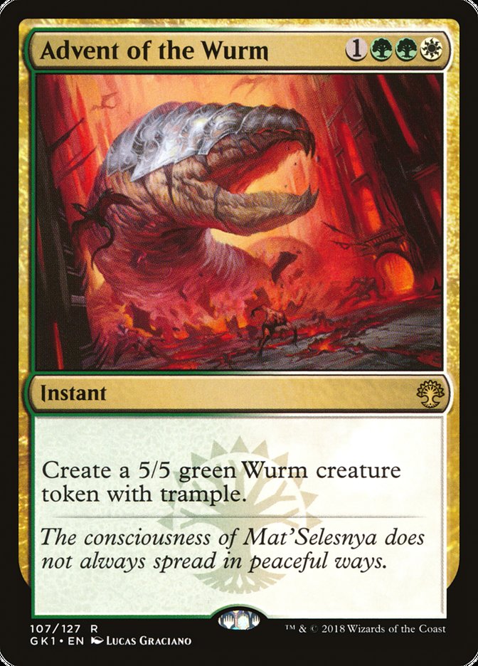 Advent of the Wurm [Guilds of Ravnica Guild Kit] | Devastation Store