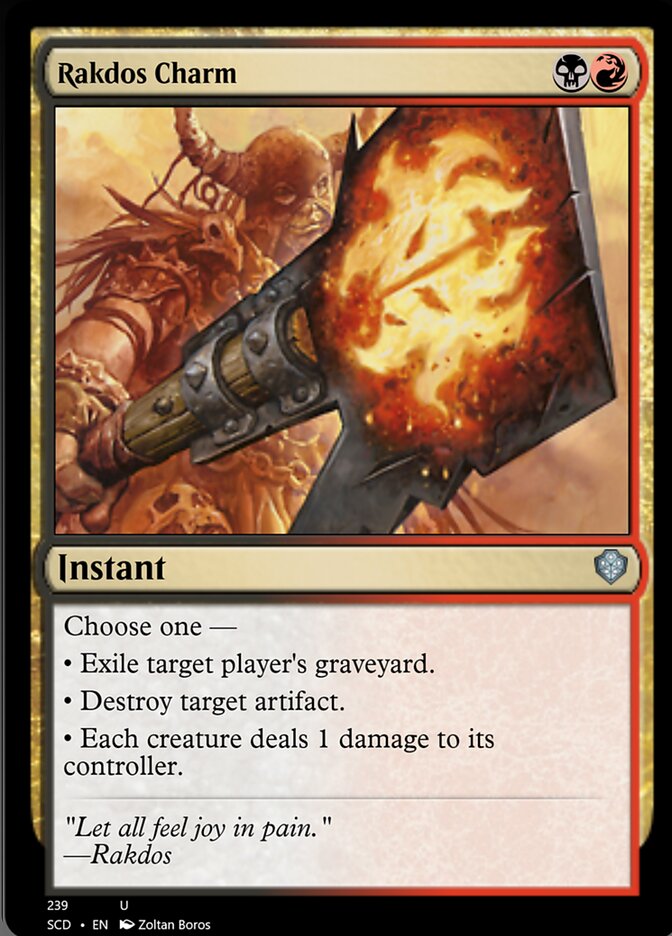Rakdos Charm [Starter Commander Decks] | Devastation Store