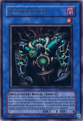 Relinquished [RP01-EN054] Ultra Rare | Devastation Store