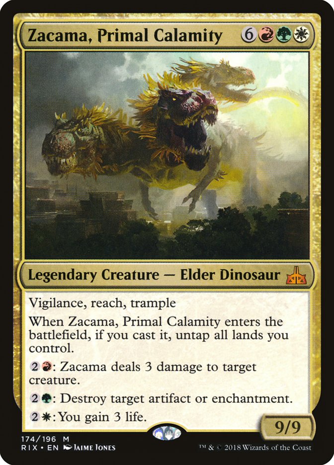 Zacama, Primal Calamity [Rivals of Ixalan] - Devastation Store | Devastation Store