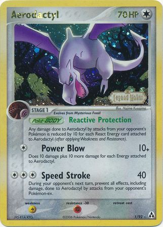 Aerodactyl (1/92) (Stamped) [EX: Legend Maker] | Devastation Store
