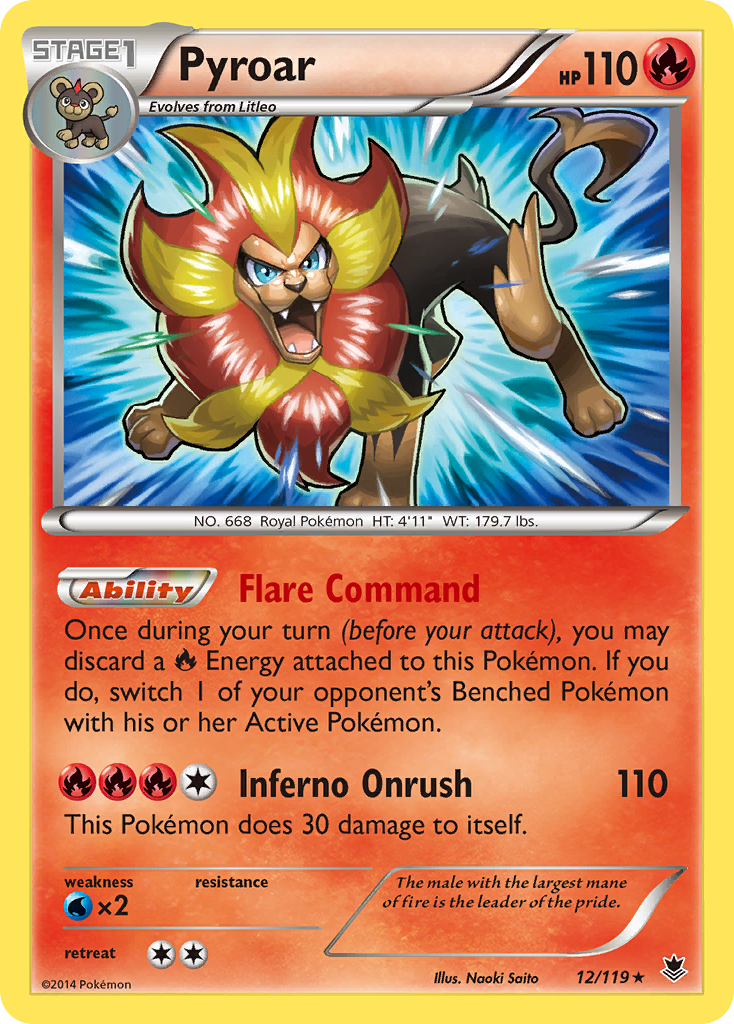 Pyroar (12/119) [XY: Phantom Forces] | Devastation Store