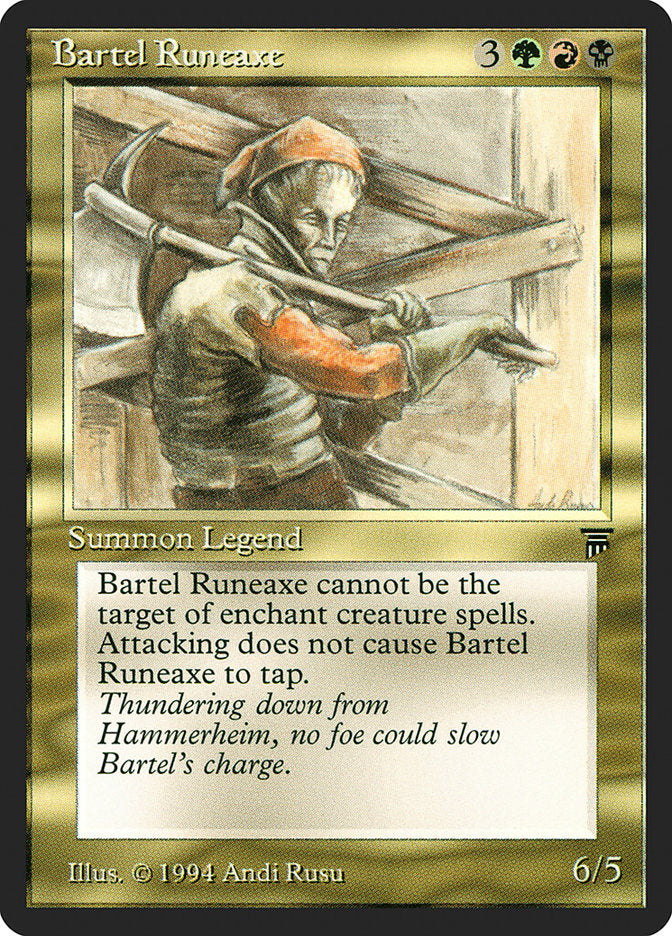 Bartel Runeaxe [Legends] | Devastation Store