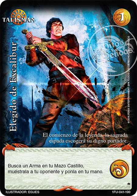 (1FU-041-190) Elegido de Excalibur – Real - Devastation Store | Devastation Store