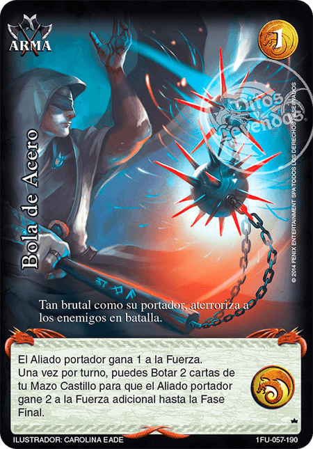 (1FU-057-190) Bola de Acero – Real - Devastation Store | Devastation Store