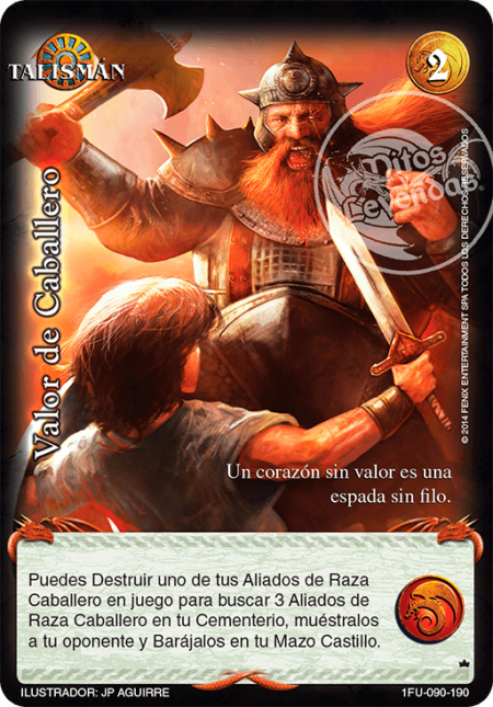 (1FU-090-190) Valor de Caballero – Cortesano - Devastation Store | Devastation Store