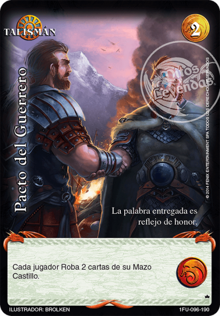 (1FU-096-190) Pacto del Guerrero – Cortesano - Devastation Store | Devastation Store