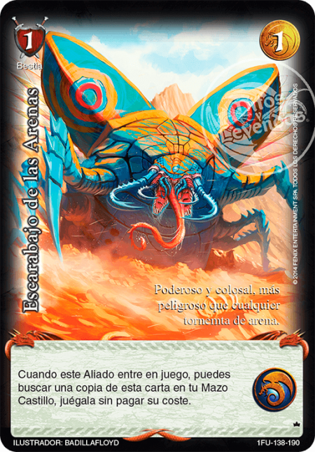 (1FU-138-190) Escarabajo de las Arenas – Vasallo - Devastation Store | Devastation Store