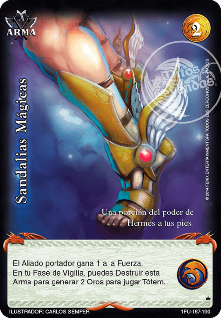(1FU-167-190) Sandalias Mágicas – Vasallo - Devastation Store | Devastation Store