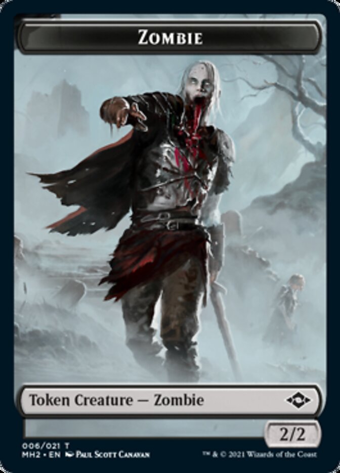 Zombie Token [Modern Horizons 2 Tokens] | Devastation Store