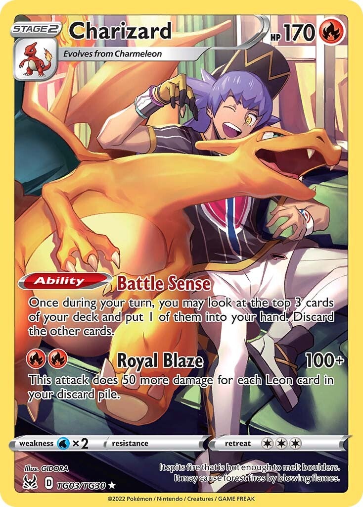Charizard (TG03/TG30) [Sword & Shield: Lost Origin] | Devastation Store
