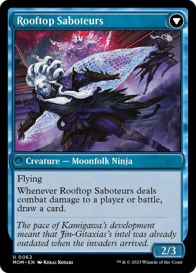 Invasion of Kamigawa // Rooftop Saboteurs [March of the Machine] | Devastation Store