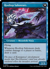 Invasion of Kamigawa // Rooftop Saboteurs [March of the Machine] | Devastation Store