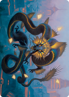 Ao, the Dawn Sky 1 Art Card [Kamigawa: Neon Dynasty Art Series] | Devastation Store