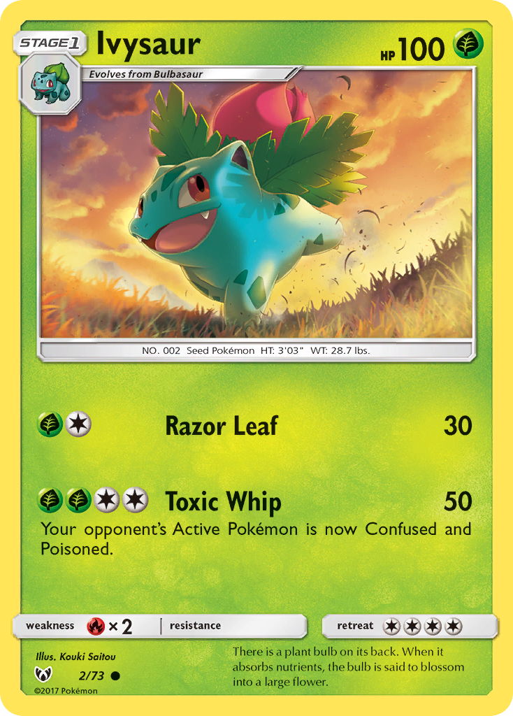 Ivysaur (2/73) [Sun & Moon: Shining Legends] | Devastation Store