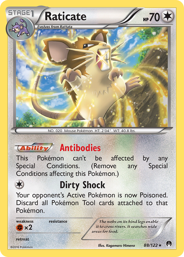 Raticate (88/122) [XY: BREAKpoint] | Devastation Store