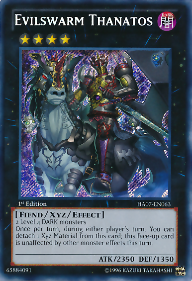 Evilswarm Thanatos [HA07-EN063] Secret Rare | Devastation Store