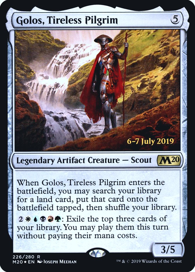 Golos, Tireless Pilgrim  [Core Set 2020 Prerelease Promos] | Devastation Store