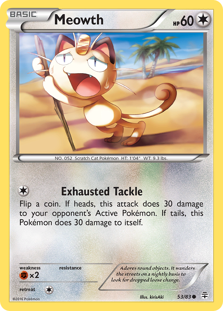 Meowth (53/83) [XY: Generations] | Devastation Store